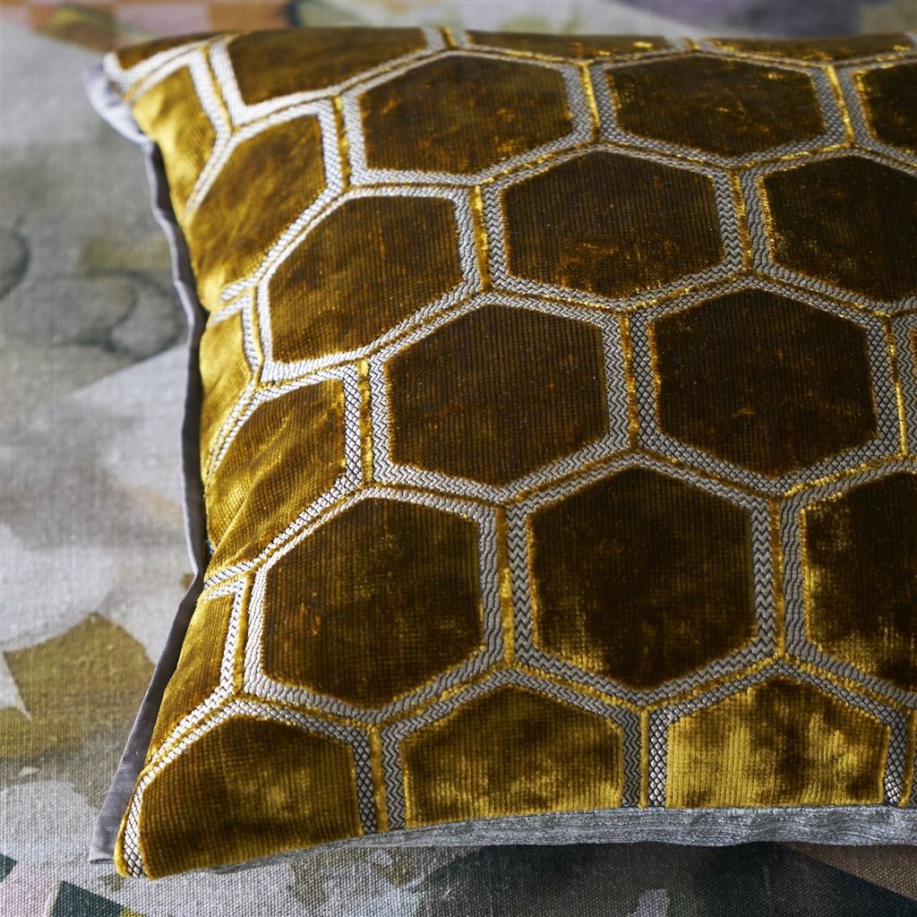 Designers Guild Manipur Ochre Decorative Pillow