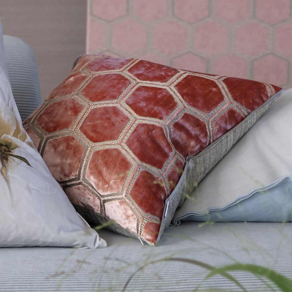 Designers Guild Manipur Coral Pillow