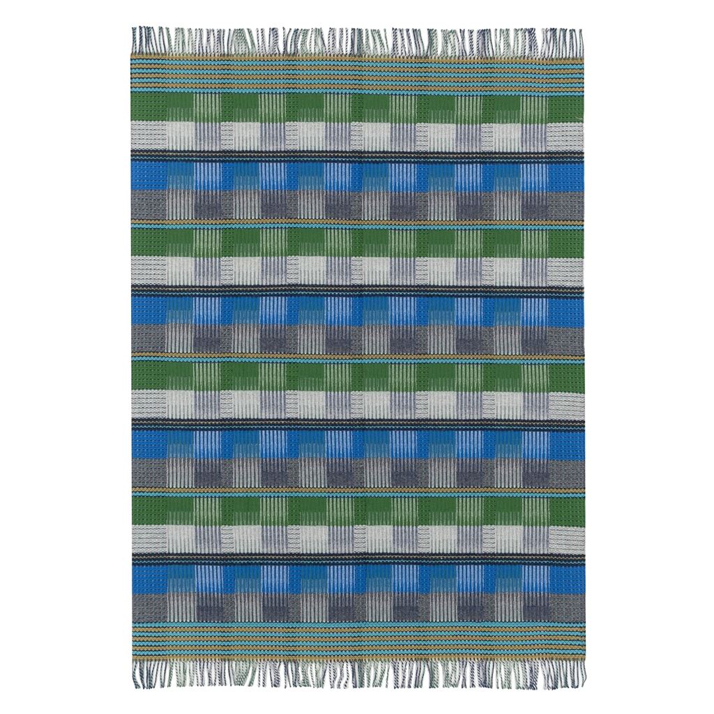 Tasara Cobalt Throw by Designers Guild