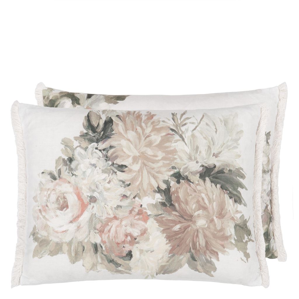 Designers Guild Fleurs D Artistes Sepia Decorative Pillow