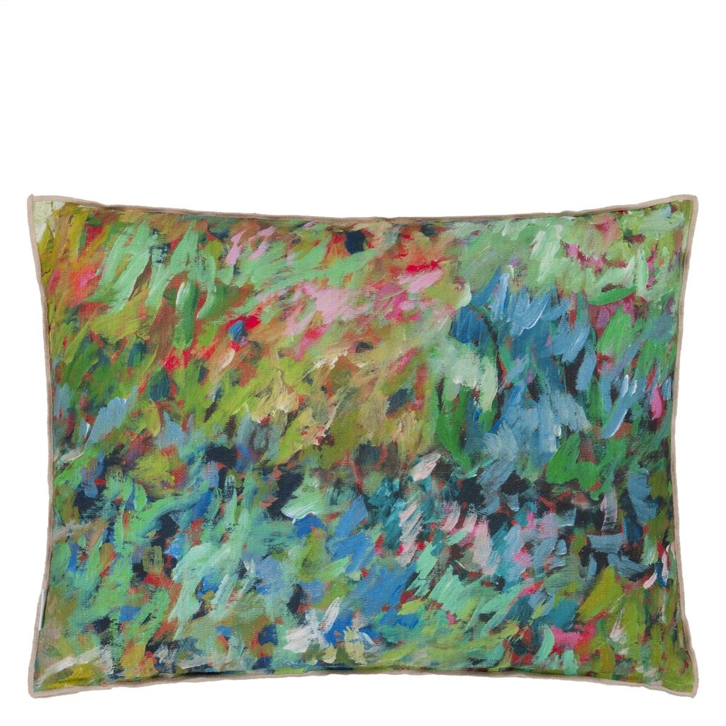 Designers Guild Foret Impressionniste Forest Decorative Pillow