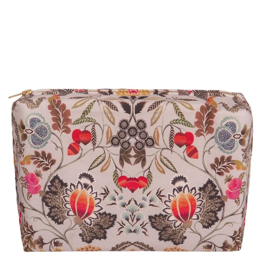 Designers Guild Brocart Decoratif Sepia Large Toiletry Bag