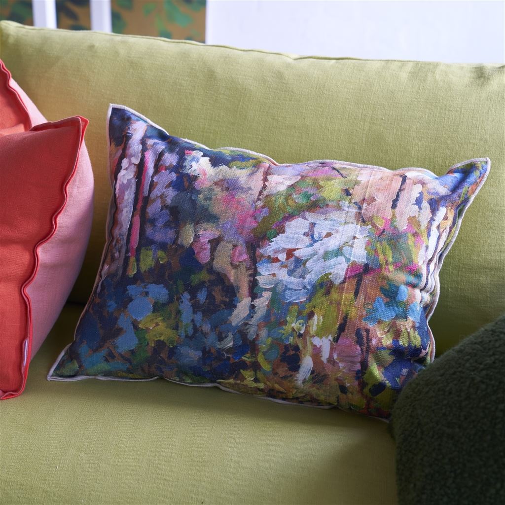 Designers Guild Foret Impressionniste Forest Decorative Pillow