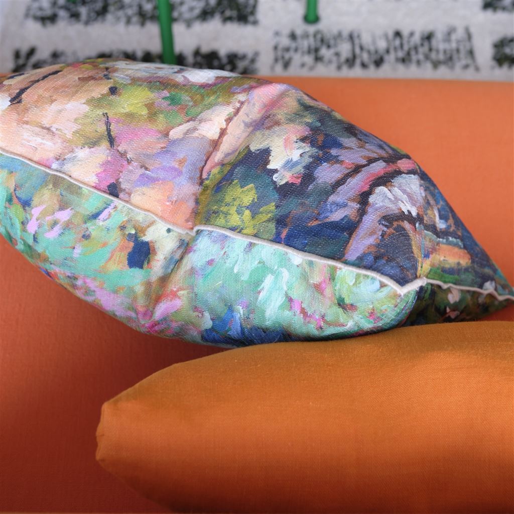 Designers Guild Foret Impressionniste Forest Decorative Pillow