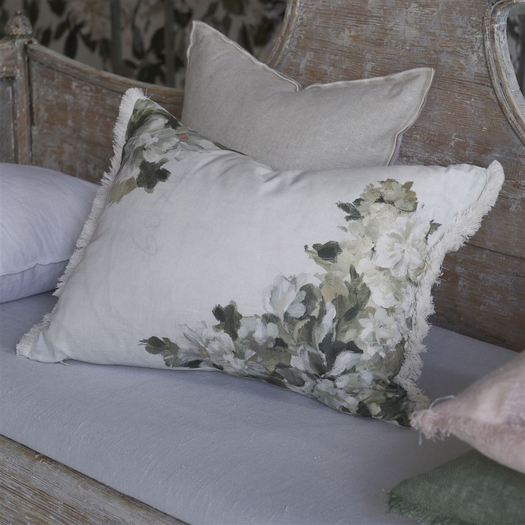 Designers Guild Fleurs D Artistes Sepia Decorative Pillow