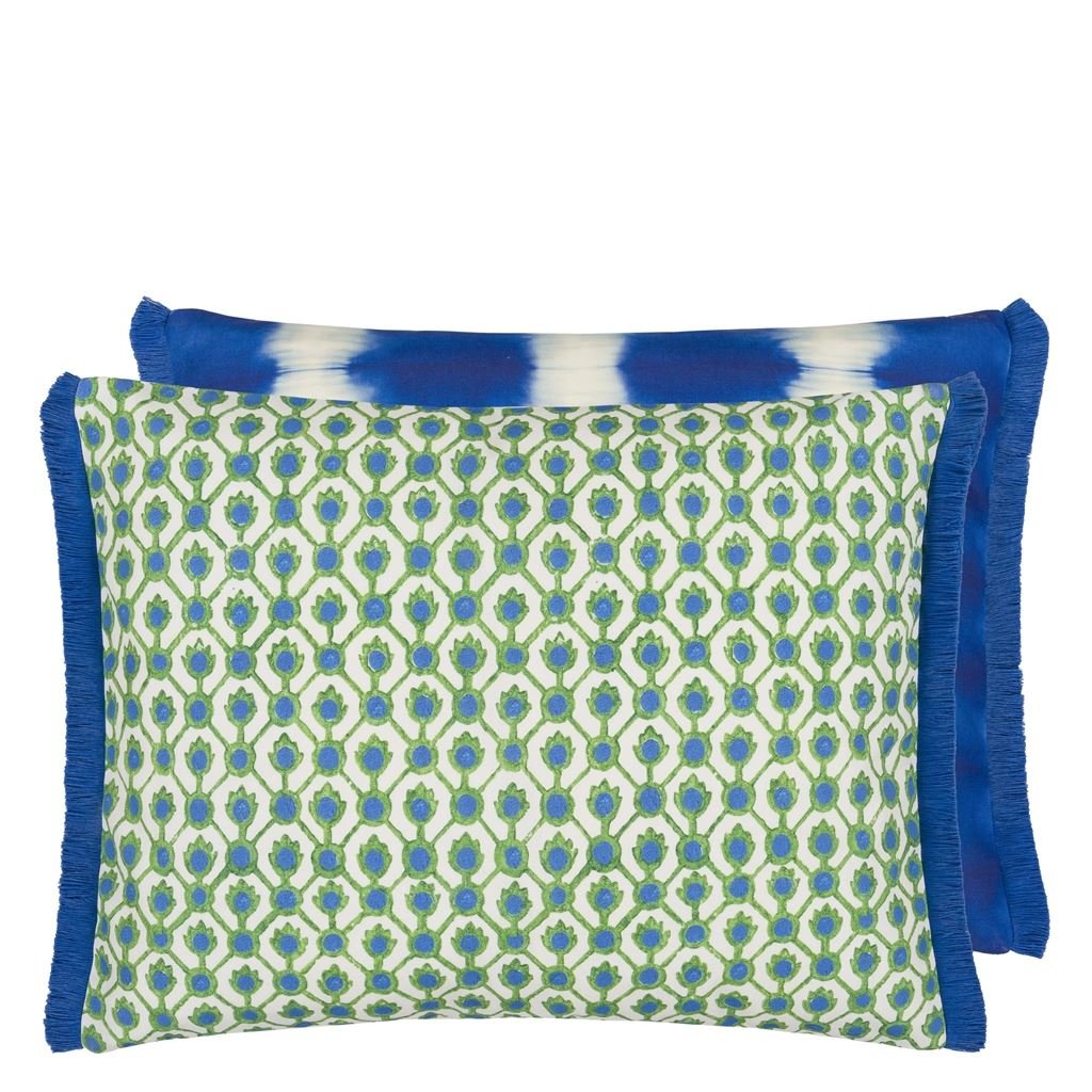 Designers Guild Jaal Emerald Outdoor Decorative Pillow