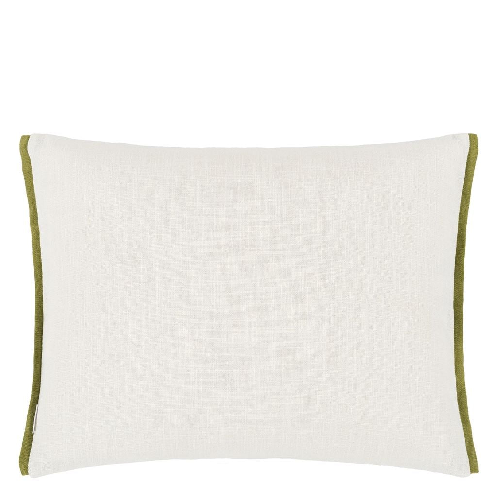 Designers Guild Foglia Decorativa Moss Cotton Decorative Pillow