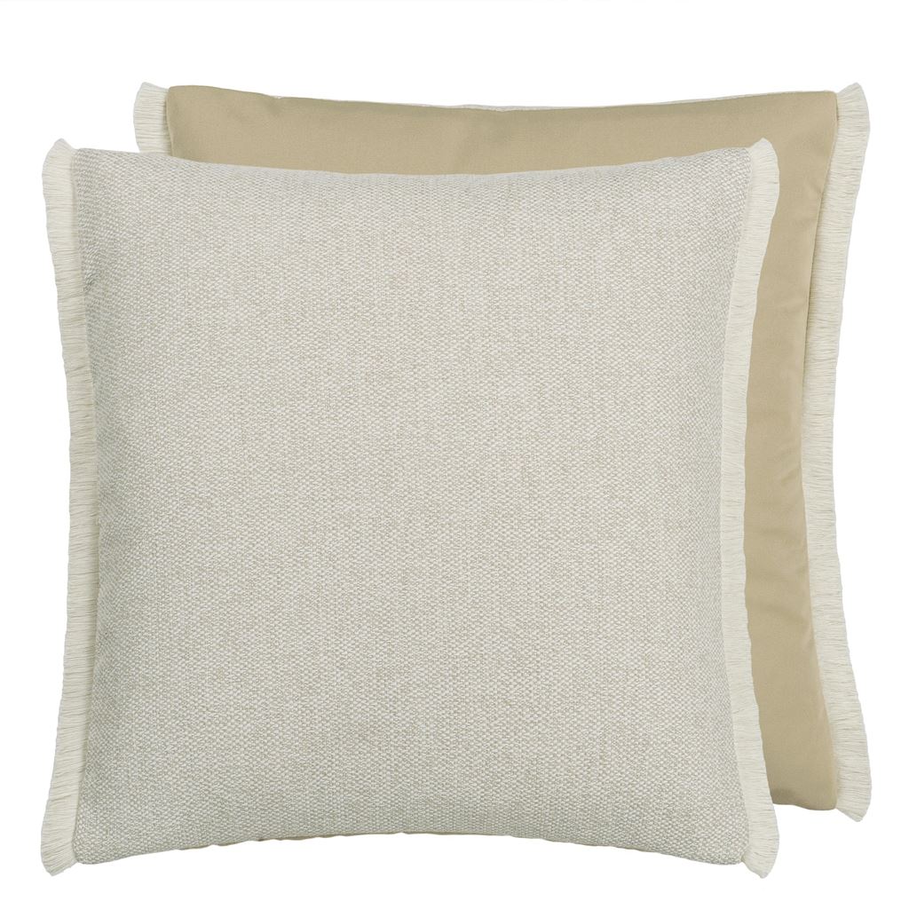 Designers Guild Navarre Ecru Outdoor Decorative Pillow
