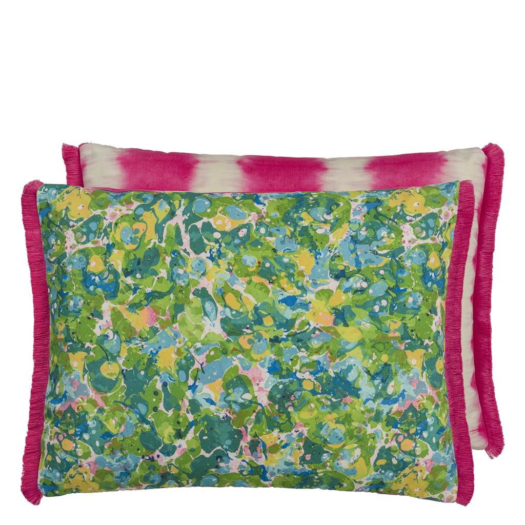 Designers Guild Odisha Peridot Outdoor Decorative Pillow
