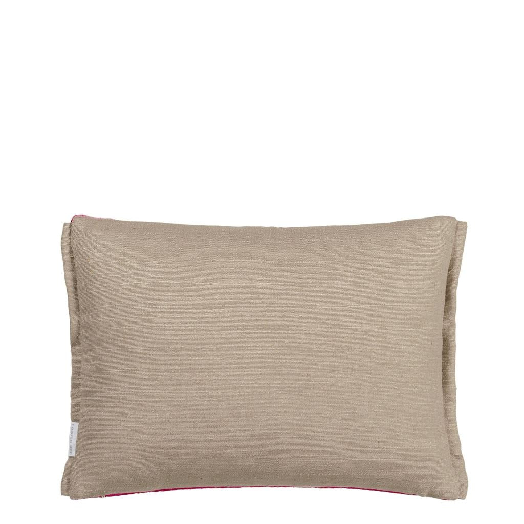 Designers Guild Mazarin Fuchsia Velvet Decorative Pillow