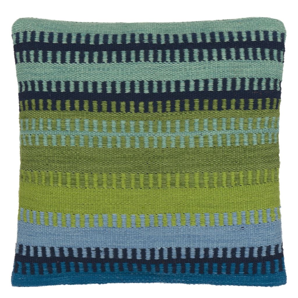 Designers Guild Muturi Cobalt Outdoor Decorative Pillow