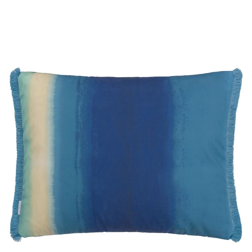 Designers Guild Tarakan Azure Outdoor Decorative Pillow