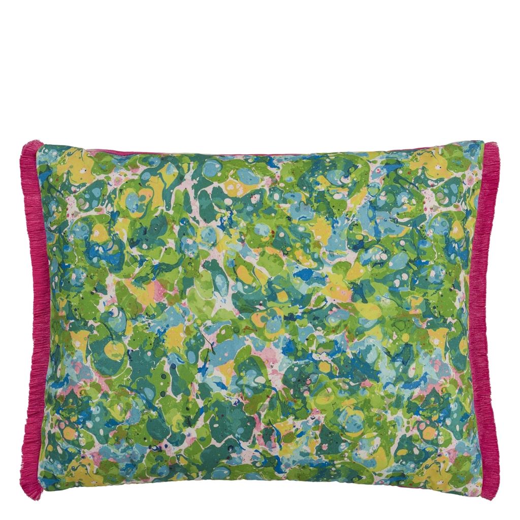 Designers Guild Odisha Peridot Outdoor Decorative Pillow
