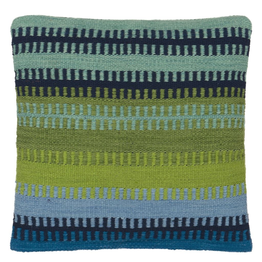 Designers Guild Muturi Cobalt Outdoor Decorative Pillow