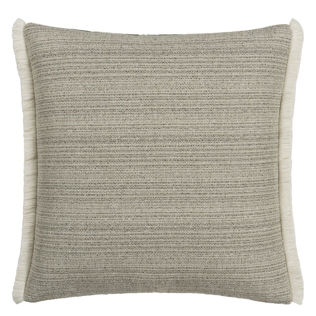 Designers Guild Grayton Graphite Outdoor Decorative Pillow