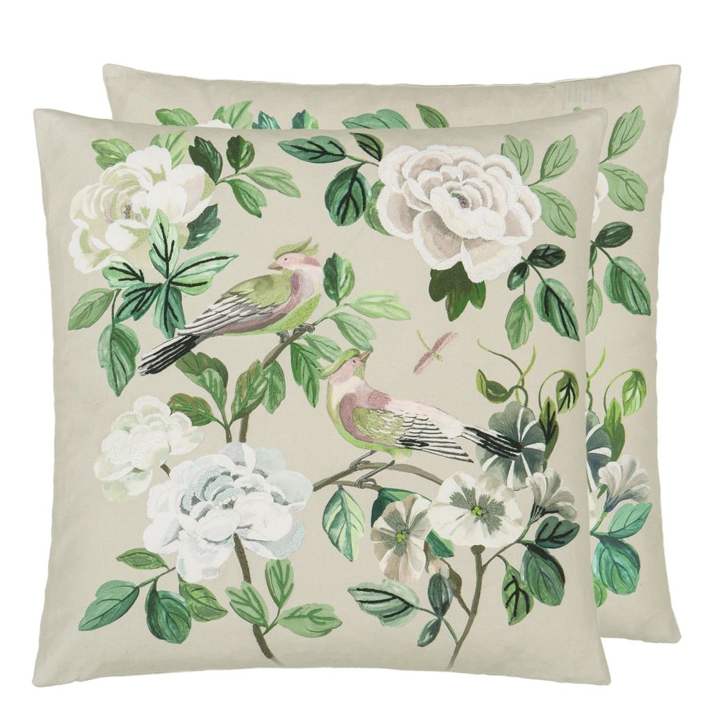Designers Guild Miraflores Cameo Cotton Decorative Pillow