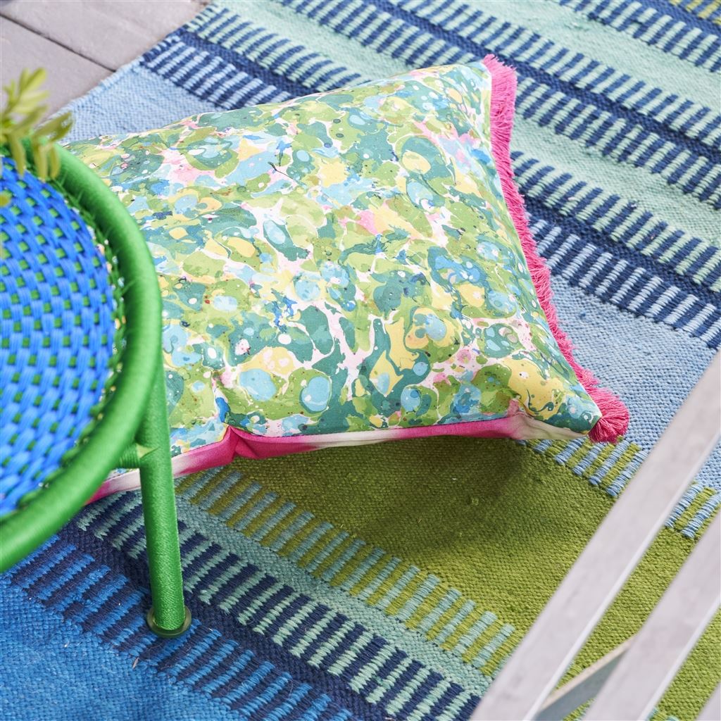 Designers Guild Odisha Peridot Outdoor Decorative Pillow