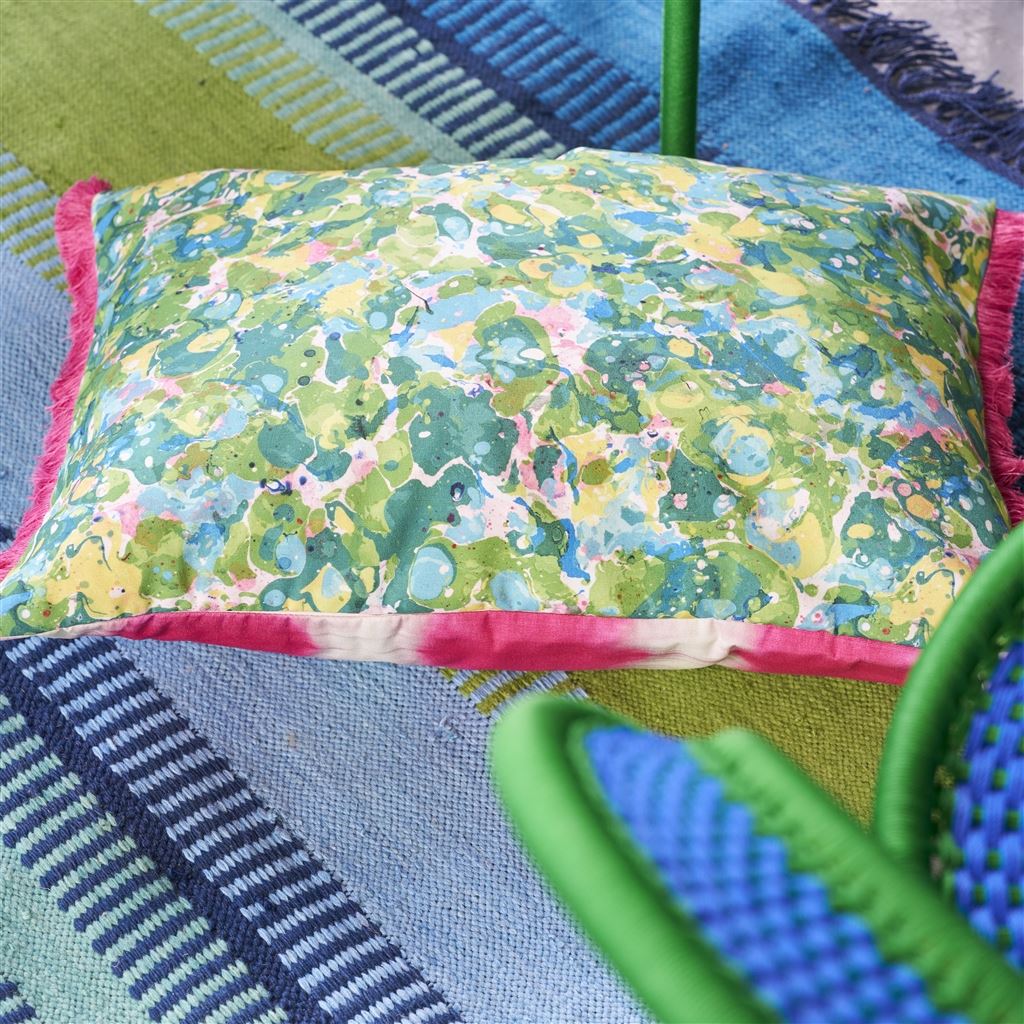 Designers Guild Odisha Peridot Outdoor Decorative Pillow