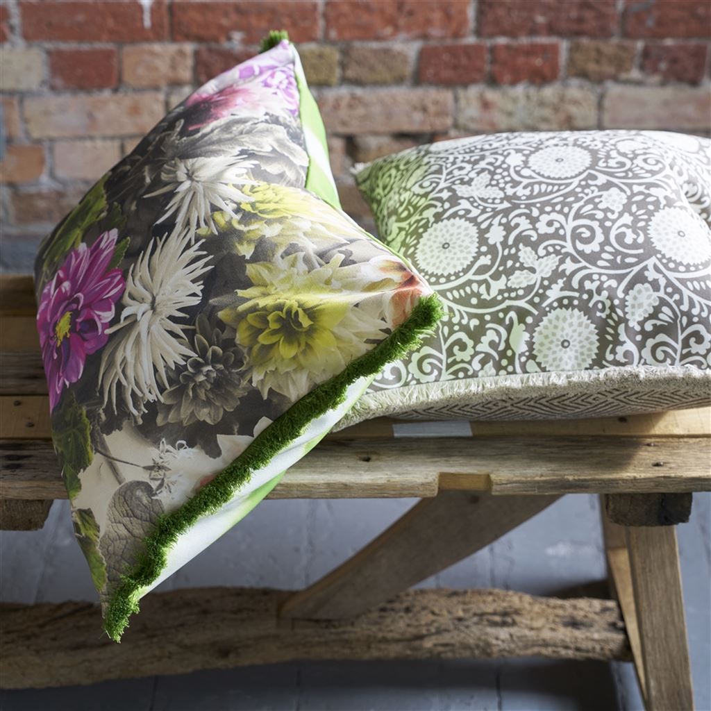 Designers Guild Mariedal Peony Outdoor Decorative Pillow