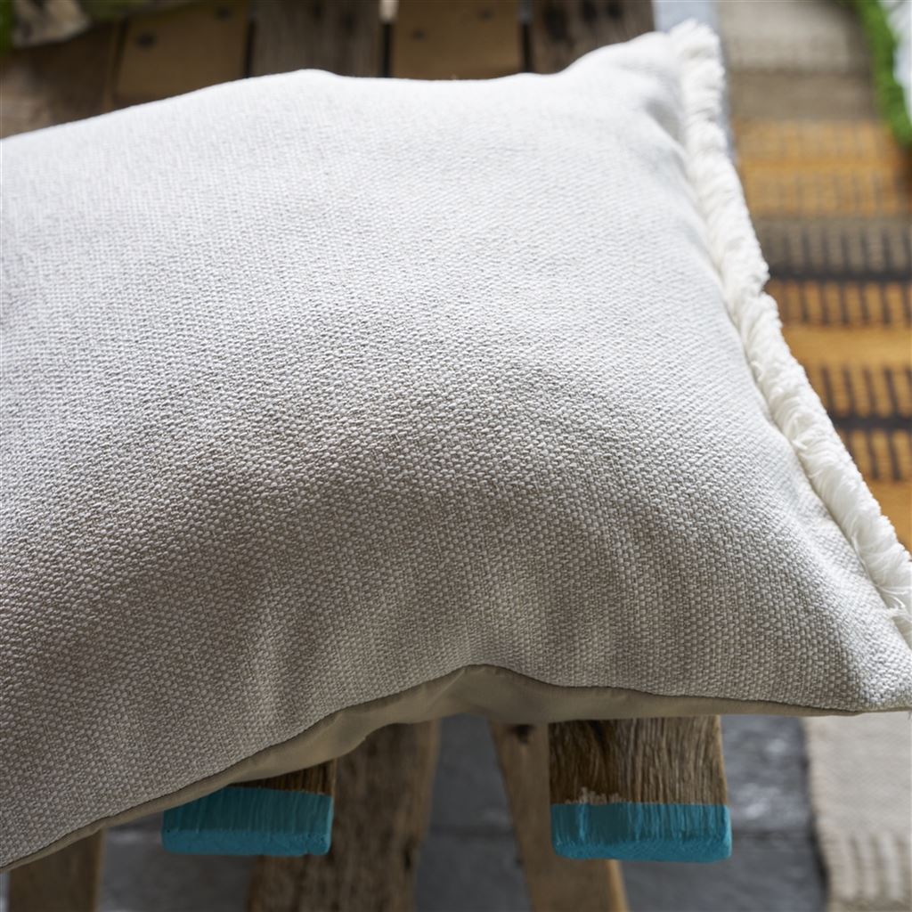Designers Guild Navarre Ecru Outdoor Decorative Pillow