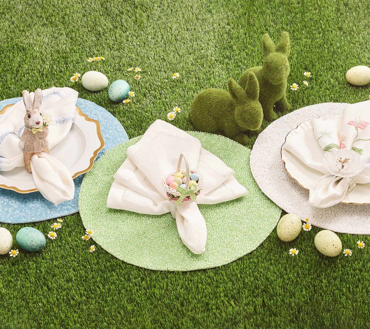 Egg-Cellent Napkin Rings Set of 4 by Kim Seybert