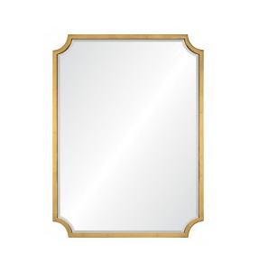 Burnished Gold Leaf Wall Mirror by Mirror Home