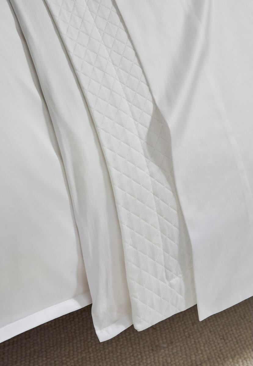 Giza 45 Corto Sateen White Bedding by Sferra