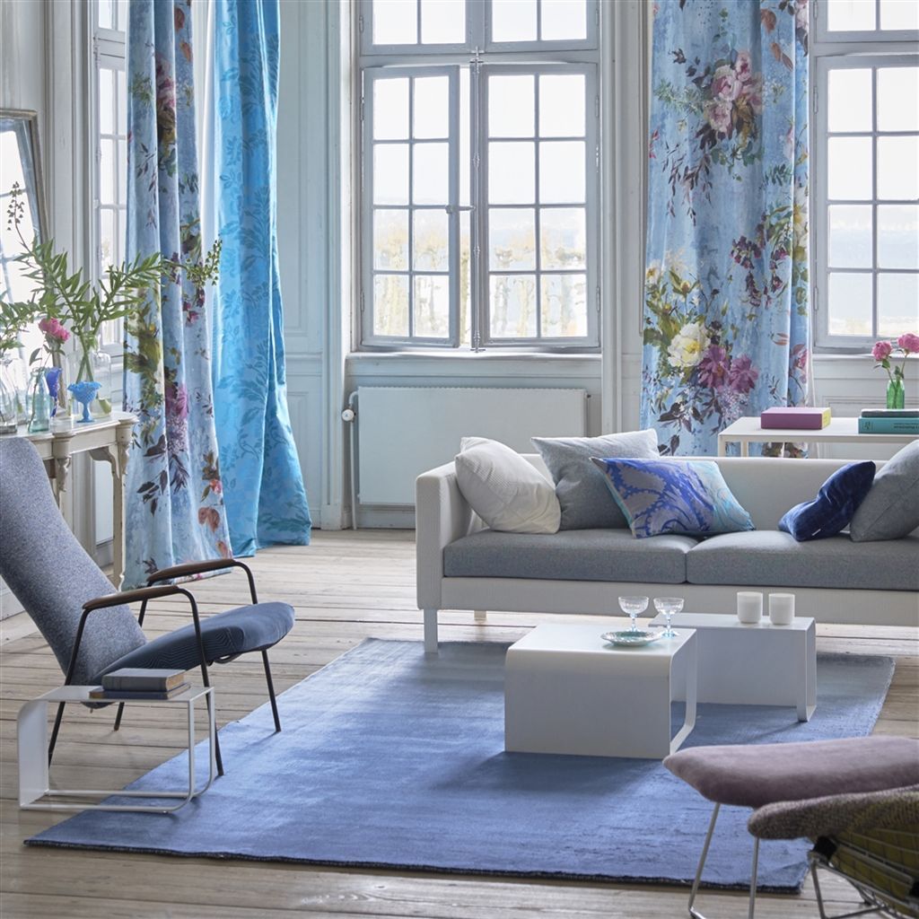 Eberson Cobalt Rug by Designers Guild