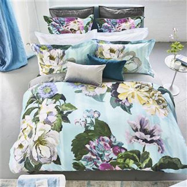 Delft Flower Sky Duvets & Shams - Designers Guild