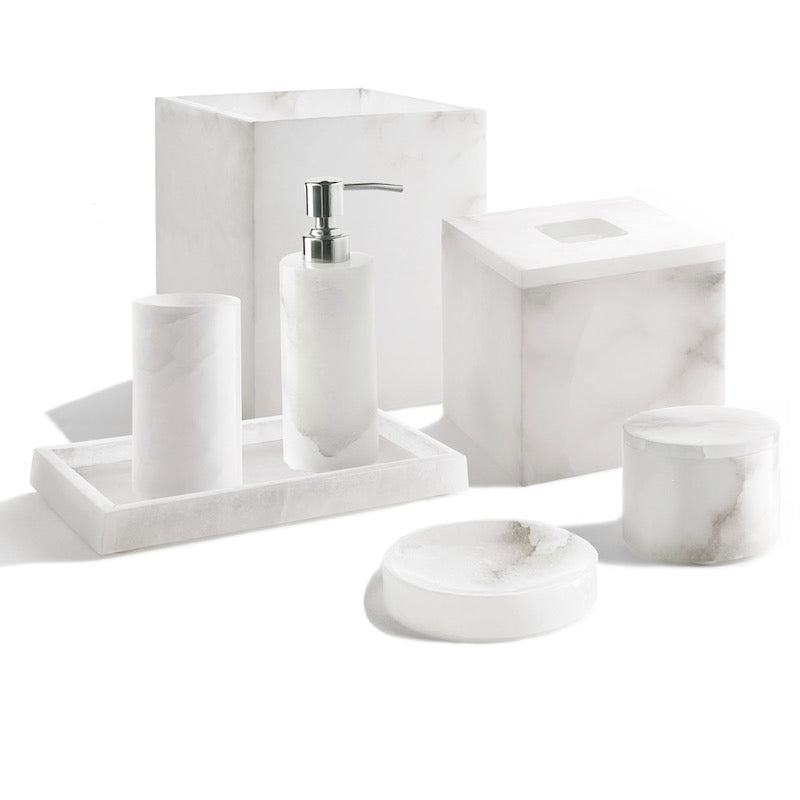 Alabaster Bath Accessories by Kassatex