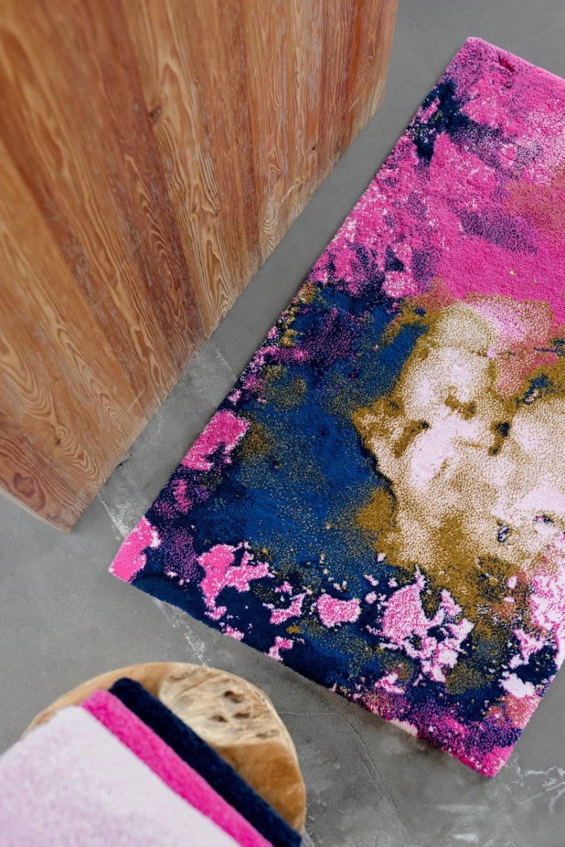 Baccara Happy Pink 570 Bath Rug by Abyss Habidecor | Limited Edition