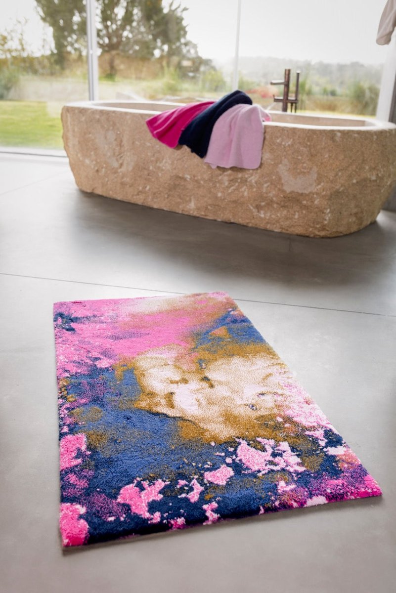 Baccara Happy Pink 570 Bath Rug by Abyss Habidecor | Limited Edition