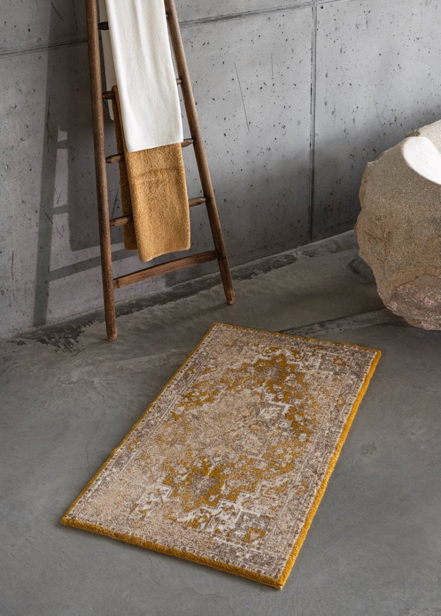 Gaya Sand 714 Bath Rug by Abyss Habidecor | Limited Edition