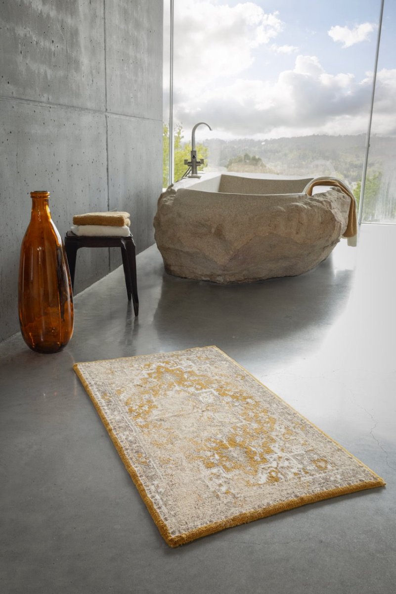Gaya Sand 714 Bath Rug by Abyss Habidecor | Limited Edition