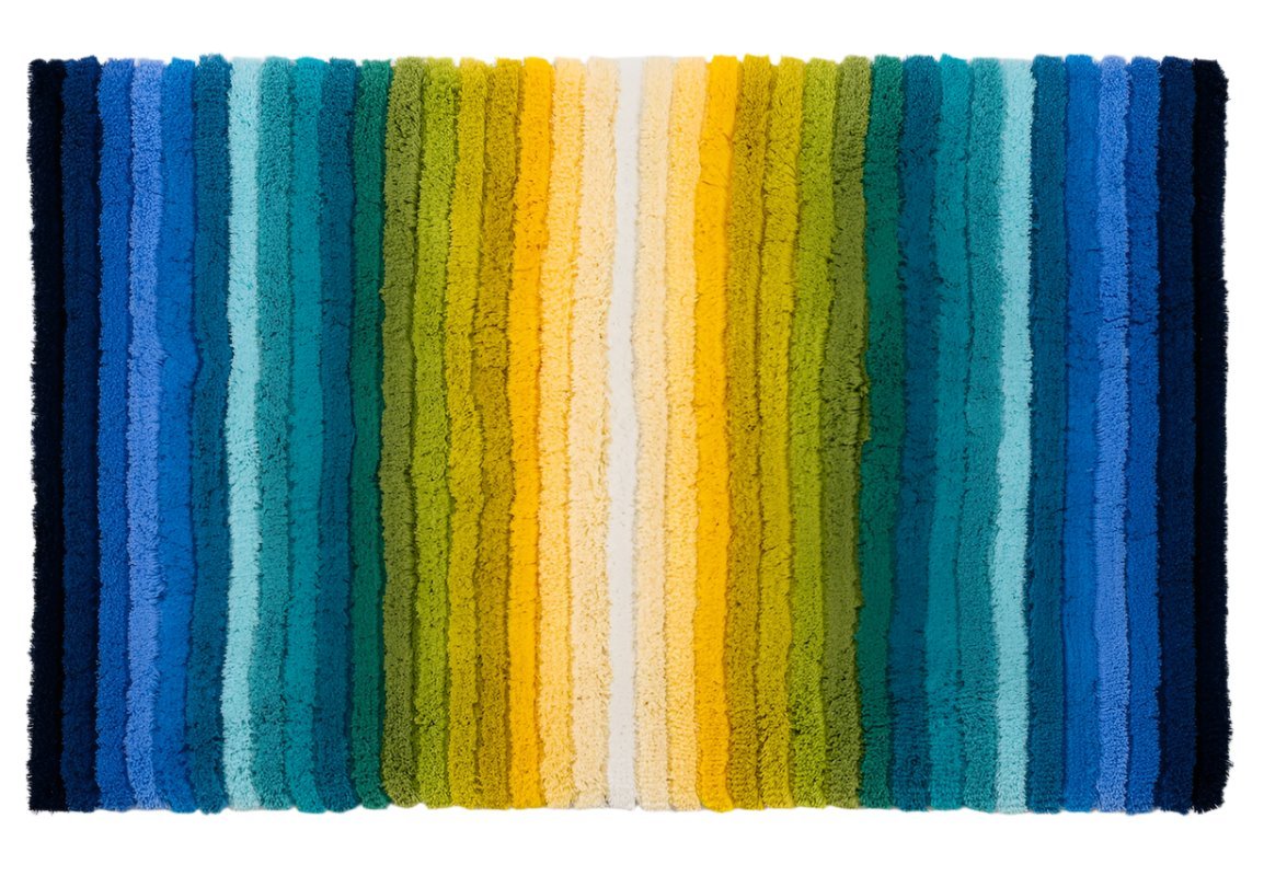 Santa Cruz 23x39 Lagoon 302 Bath Rug by Abyss