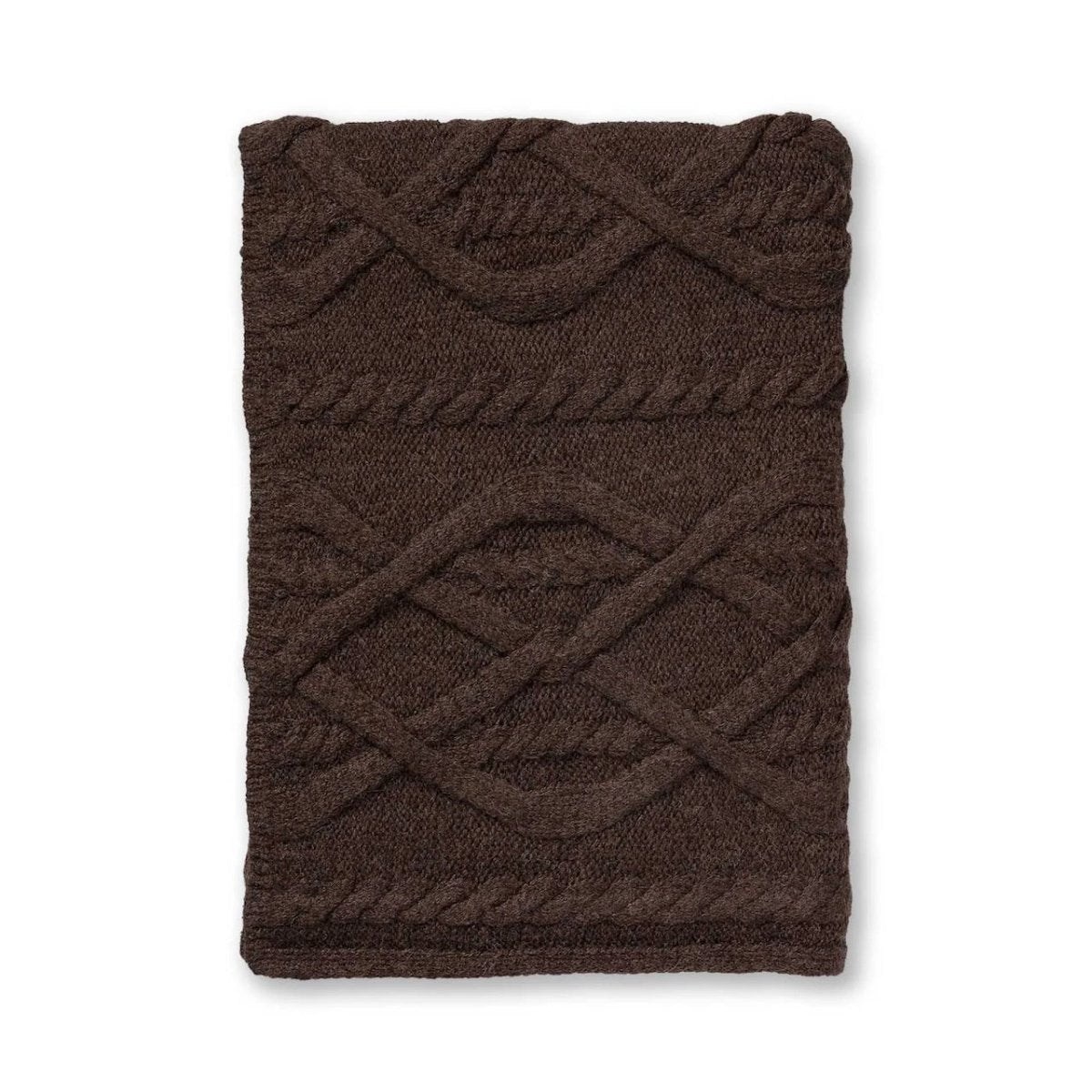 Alicia Adams Alpaca Buckley Throw in Chocolate