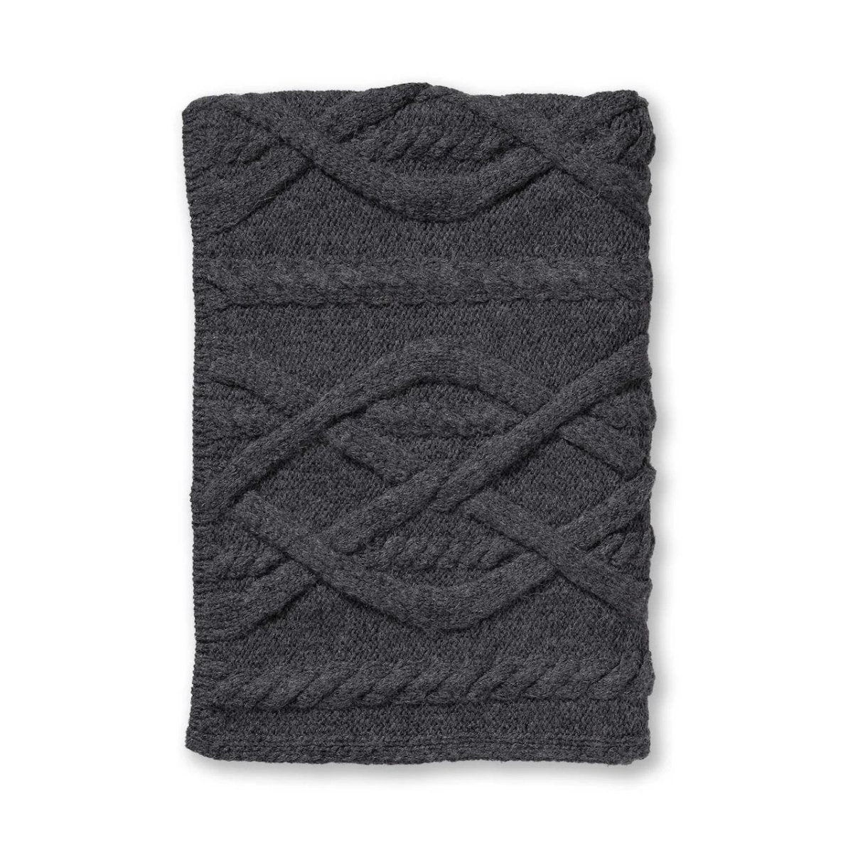 Alicia Adams Alpaca Buckley Throw in Charcoal