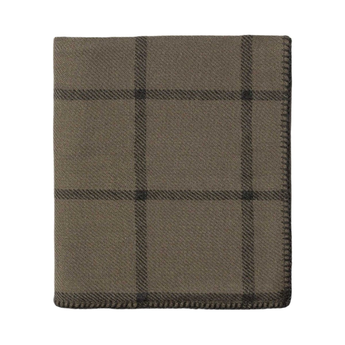 Alicia Adams Alpaca Graydon Throw in Moss and Charcoal
