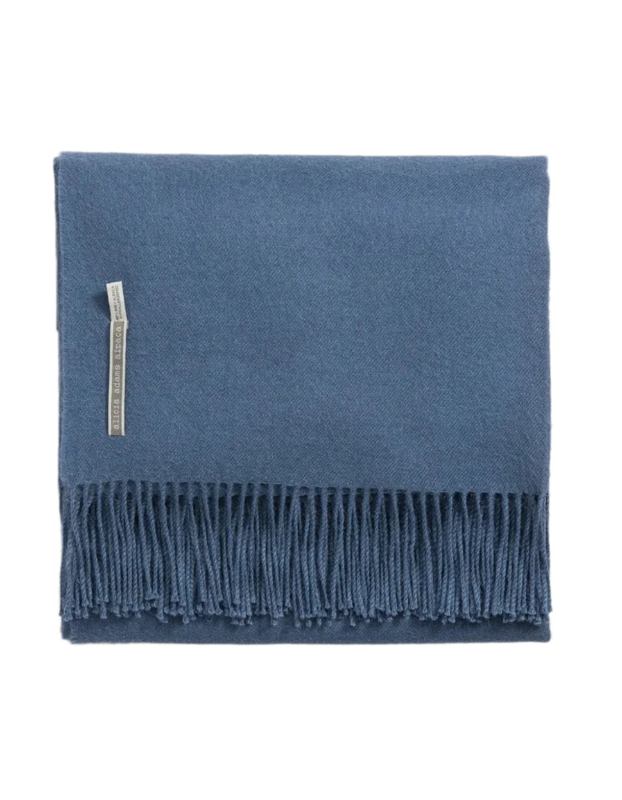 Alicia Adams Alpaca Throw in English Manor Solid