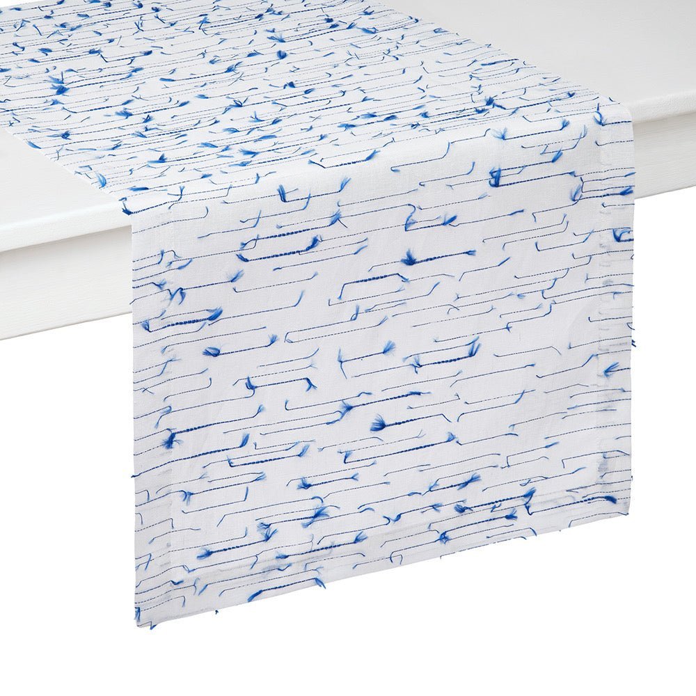 Amalfi Blue & White Table Linens by Mode Living