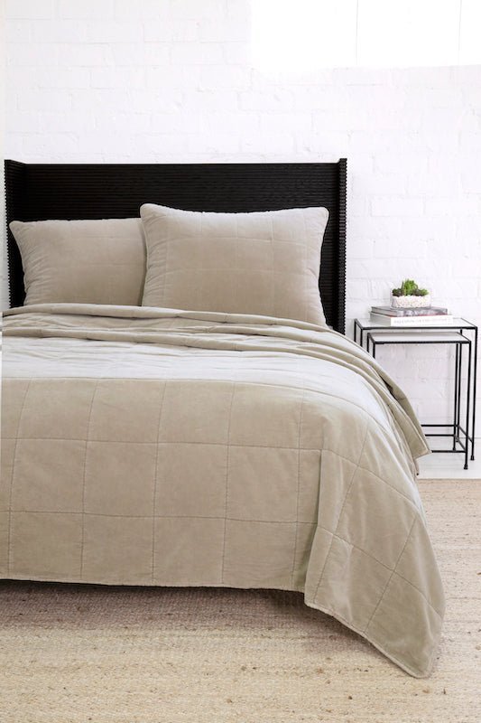 Amsterdam Taupe Coverlets by Pom Pom at Home