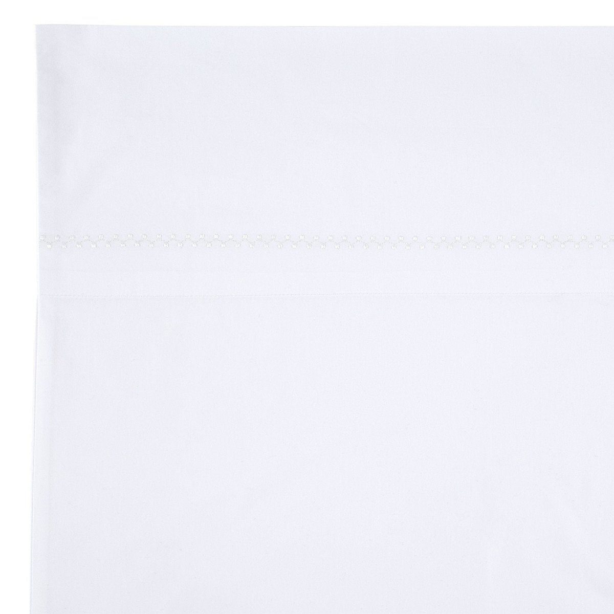 Anketi White Organic Cotton Sheet Set by John Robshaw
