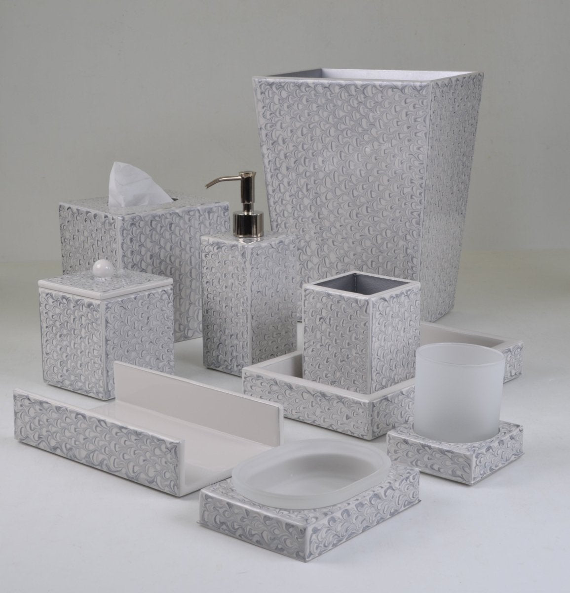 Atlantic Venetian Pattern Bath Accessories by Mike + Ally