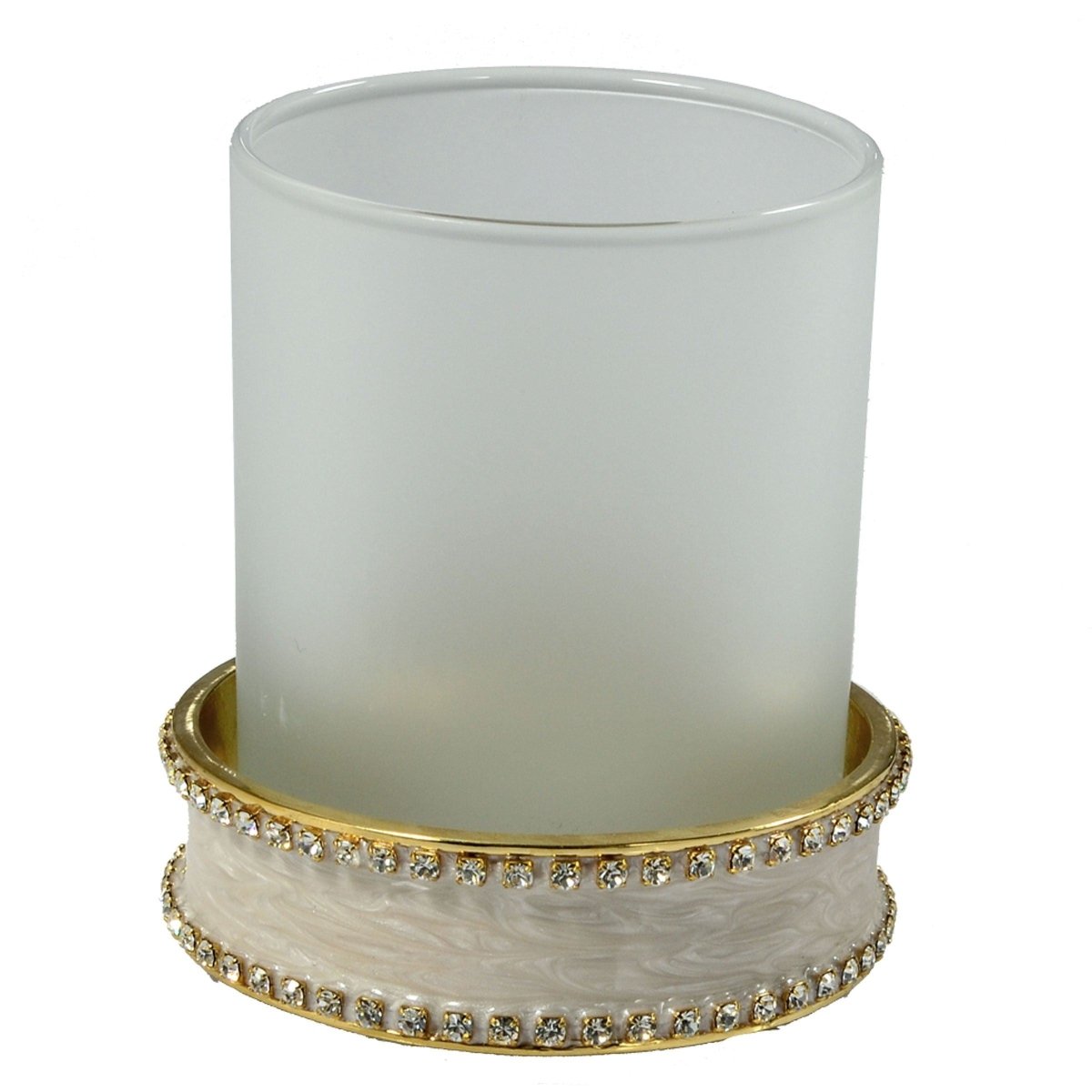 Audrey Bath Accessories w. Gold Trim by Mike + Ally