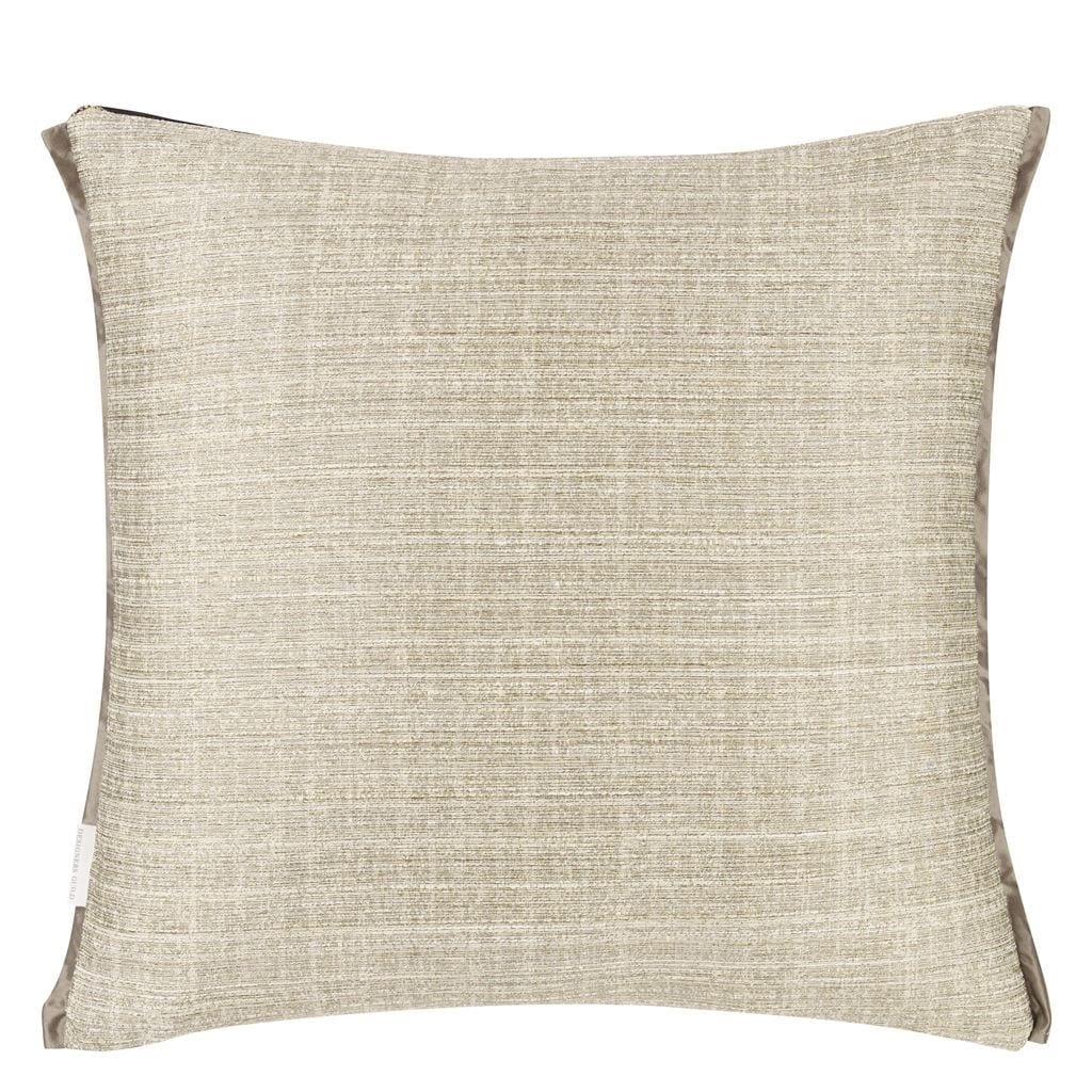 Manipur Noir Velvet Decorative Pillow by Designers Guild