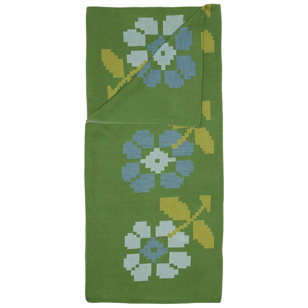 Banhi Sage Green Throw Blanket by John Robshaw