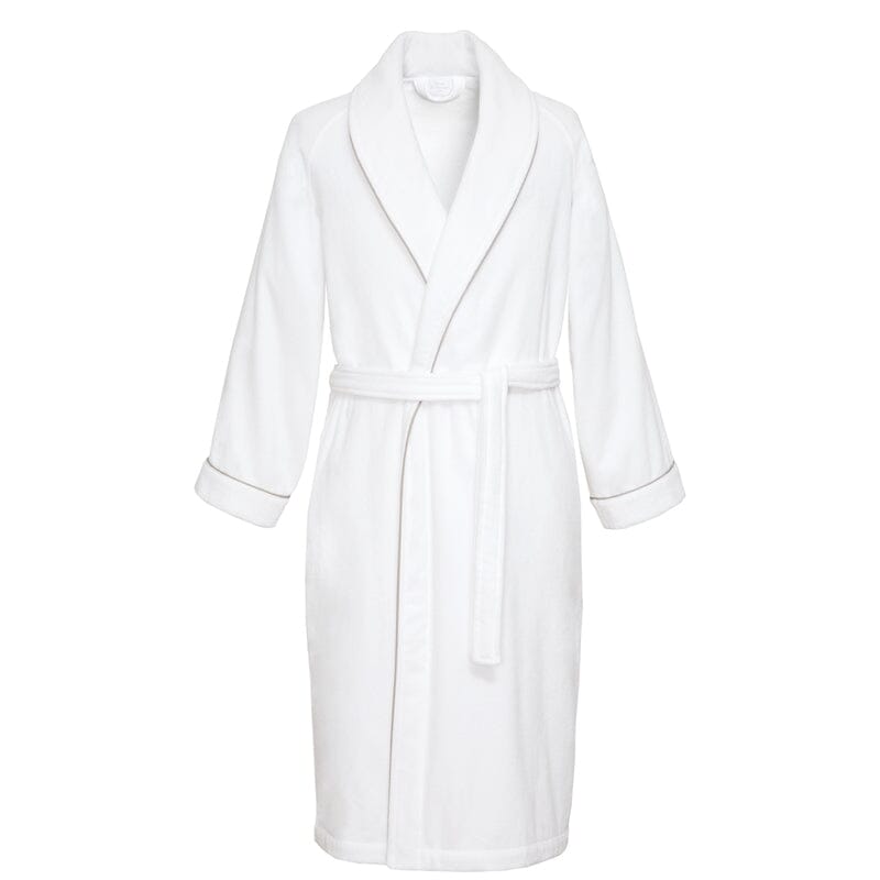 Yves Delorme IDOLE Blanc Pierre White Bathrobe (Unisex)