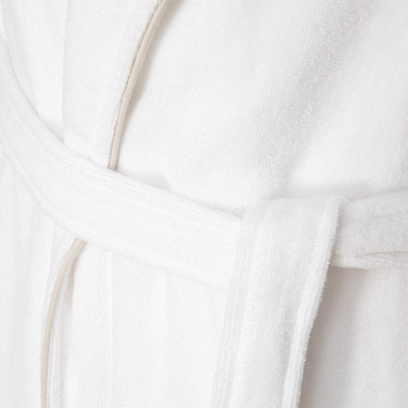Yves Delorme IDOLE Blanc Pierre White Bathrobe (Unisex)