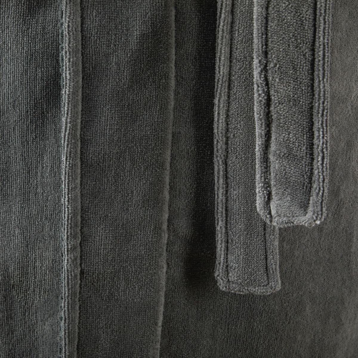 Hugo Boss Men's Double B Charcoal Robe by Yves Delorme