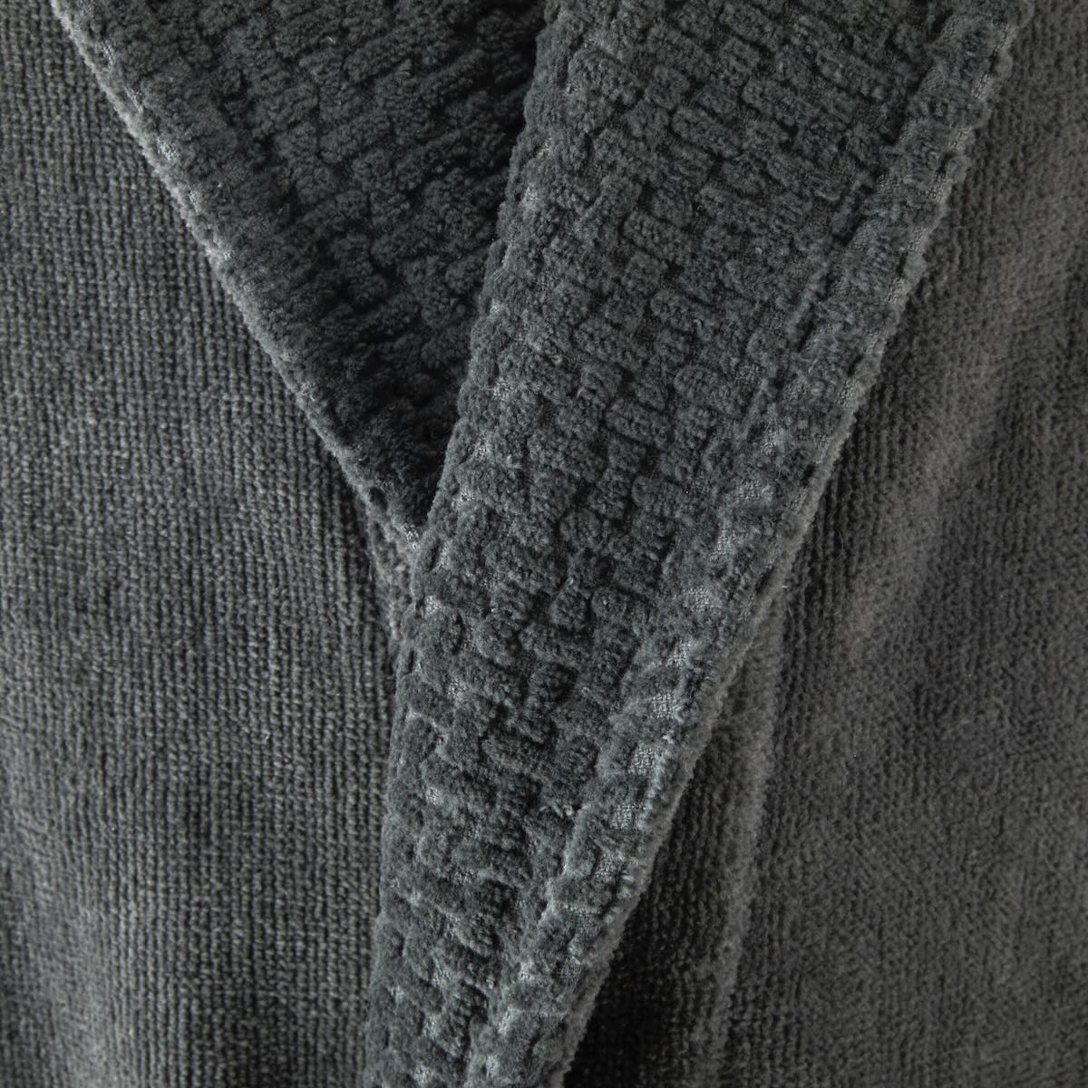 Hugo Boss Men's Double B Charcoal Robe by Yves Delorme